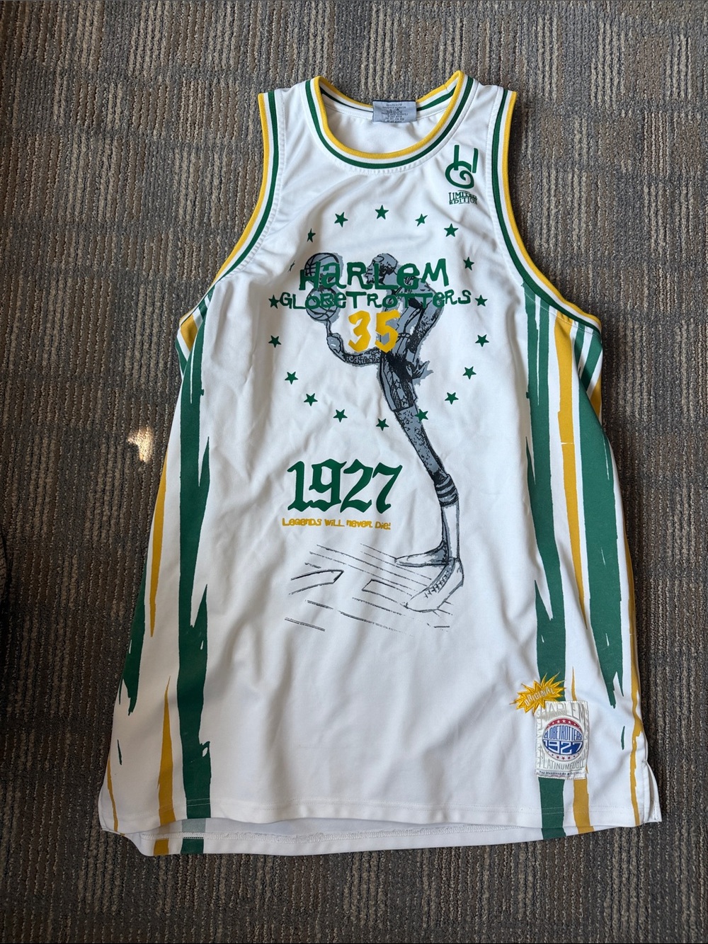 Vintage Harlem Globetrotters x FUBU jersey #35